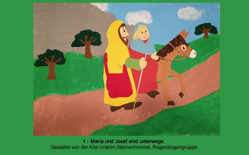 Maria und Josef sind unterwegs