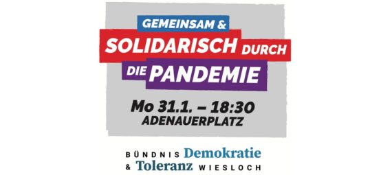 Logo der Veranstaltung "Gemeinsam & Solidarisch durch die Pandemie"