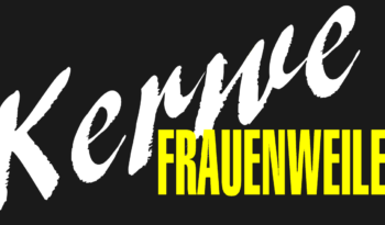 Grafik mit Schriftzug Kerwe Frauenweiler
