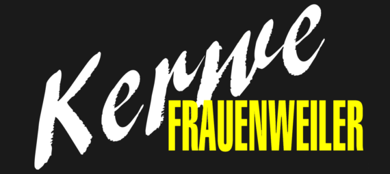 Grafik mit Schriftzug Kerwe Frauenweiler